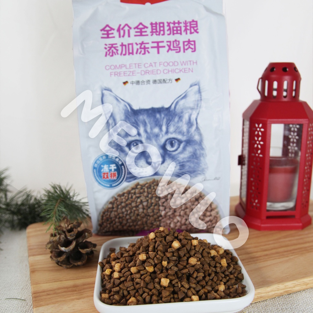 Hạt WANPY cho mèo trộn gà cá sấy 1kg☄️HỎA TỐC ☄️ dinh dưỡng trọn vẹn cho một bữa ăn