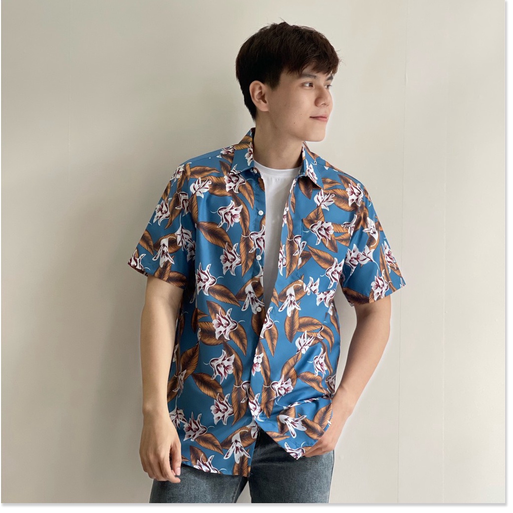 ÁO SƠ MI FORM RỘNG DÀNH CHO NAM HOẠ TIẾT ĐỘC LẠ, PHONG CÁCH MỚI /  CÓ ĐẦY ĐỦ SIZE KME FASHION