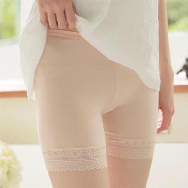 Quần Đùi Mặc Trong Váy Cotton Viền Ren Form To - LADY