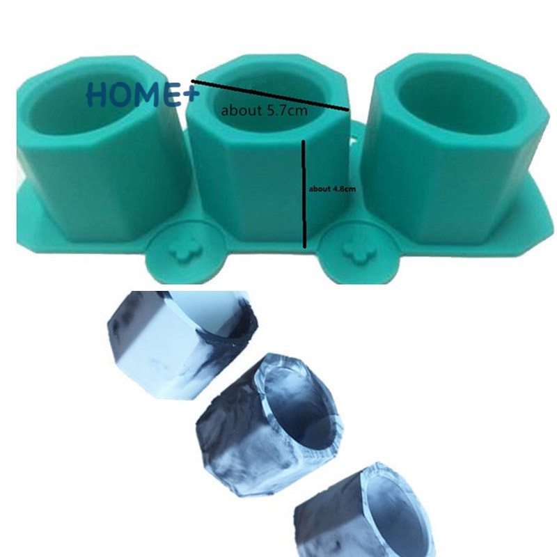 Khuôn silicone làm bánh hình chậu cây xương rồng độc đáo