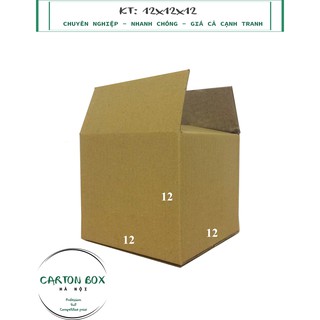 Combo 50 hộp carton 12x12x12 cm