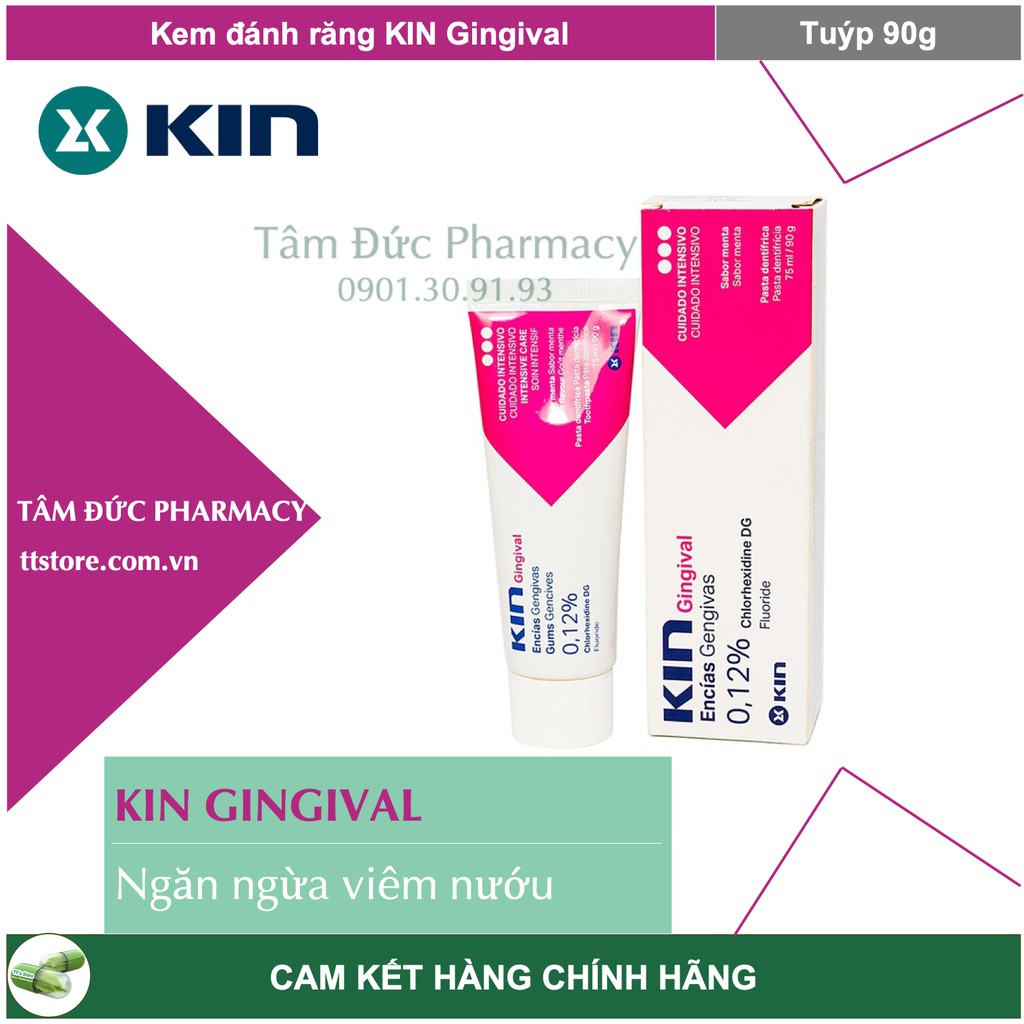 Kem đánh răng KIN Gingival - Hỗ trợ ngăn ngừa viêm nướu