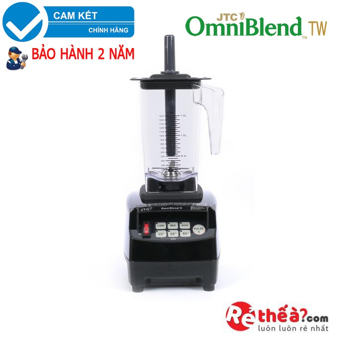 [ELHAT1TR giảm tối đa 1 triệu] Máy xay sinh tố công nghiệp Omniblend v TM800A - CAM KẾT CHÍNH HÃNG JTC Đài Loan