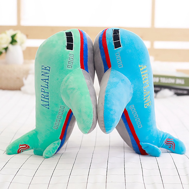 Mới Gối Ôm Nhồi Bông Hình Máy Bay Màu Đỏ Cỡ Lớn 40cm