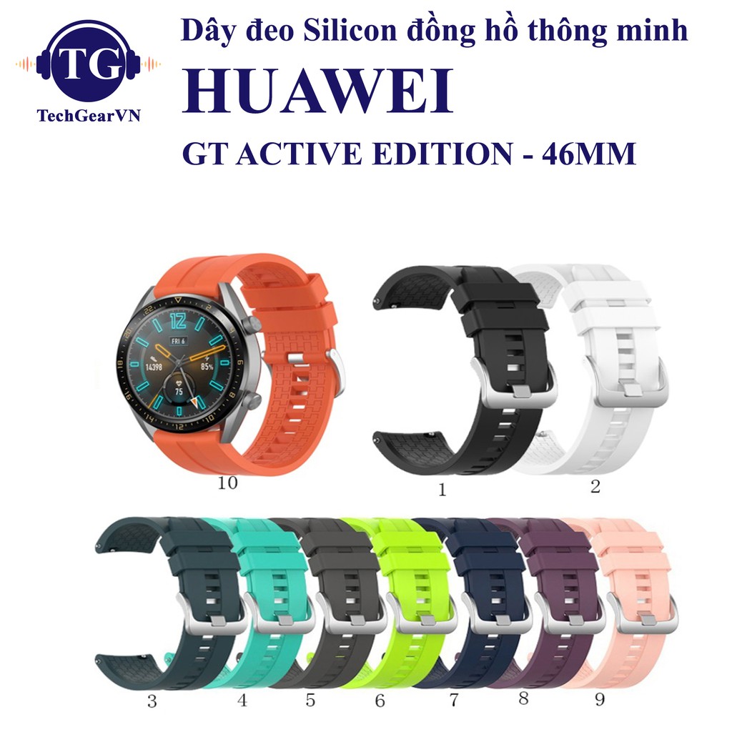 [Huawei GT3 ] Dây đeo Silicon Đồng Hồ Samsung Galaxy Watch GT 3 - 46mm