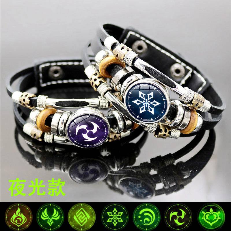 Vòng Đeo Tay Hoạt Hình Genshin Impact Thời Trang Dành Cho Bé Trai Và Bé Gái