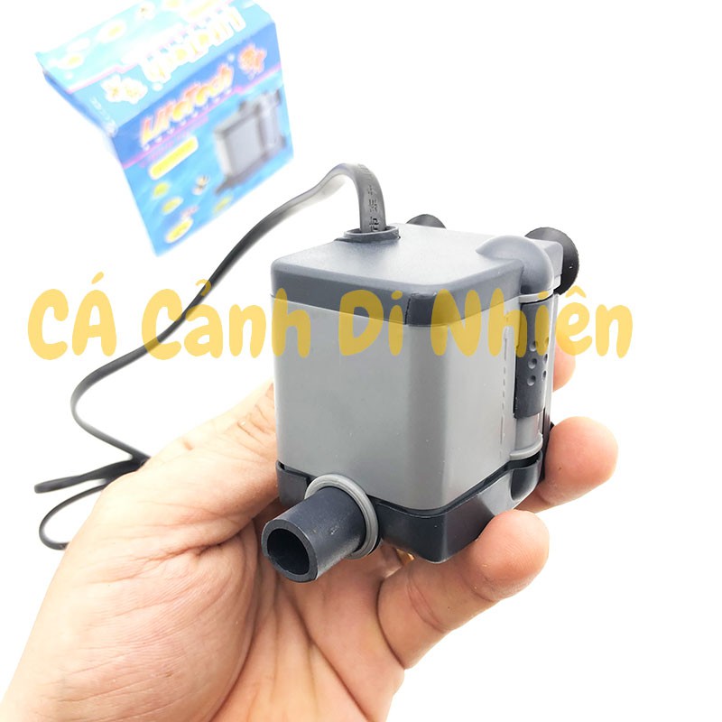 Máy bơm nước hồ cá dạng nằm Lifetech AP 1000 - Bơm chìm ap1000 cho bể cá