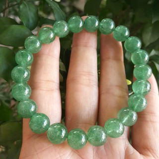 Vòng dâu tây xanh 10ly, 8ly-Vòng phong thủy Kin