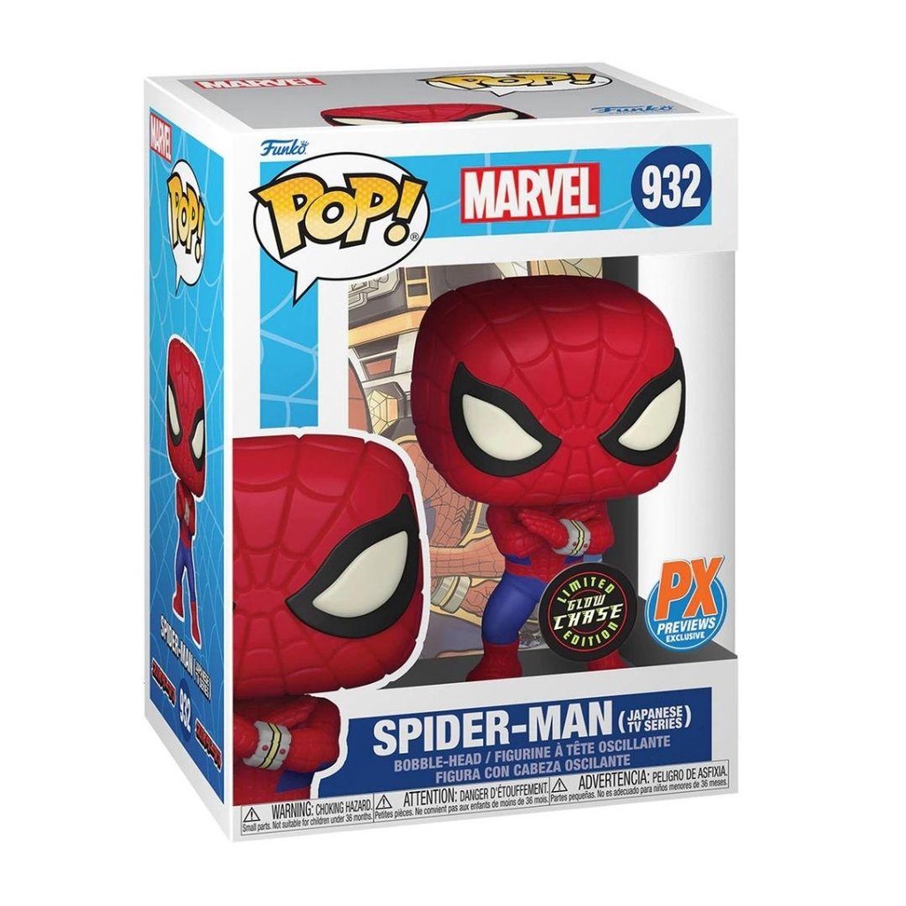 Mô hình Marvel Spider Man 10cm 932 Japanese TV Series Funko Pop Mô hình tĩnh Nhựa PVC CHÍNH HÃNG MỸ MVFKP21
