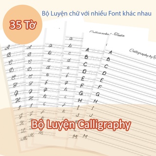 Bộ Luyện Chữ Calligraphy Giấy Chất Lượng Luyện Chữ Calligraphy