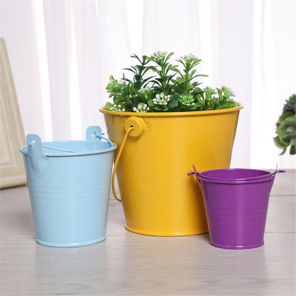 LANSEL Xô Kim Loại Trồng Cây Phục Sinh Dễ Thương