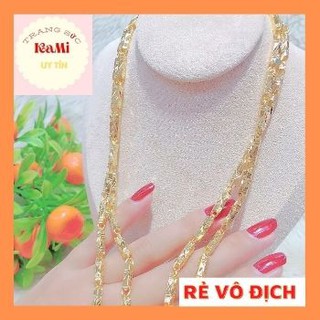 Rẻ vô địch dây chuyền nam mạ vàng 18k