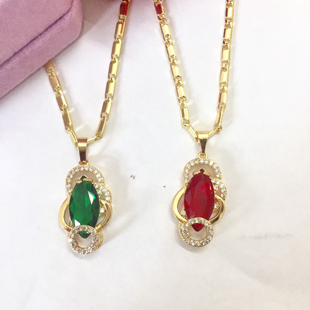 Dây Chuyền Nữ Đá V750 V751 NaMoo Jewelry
