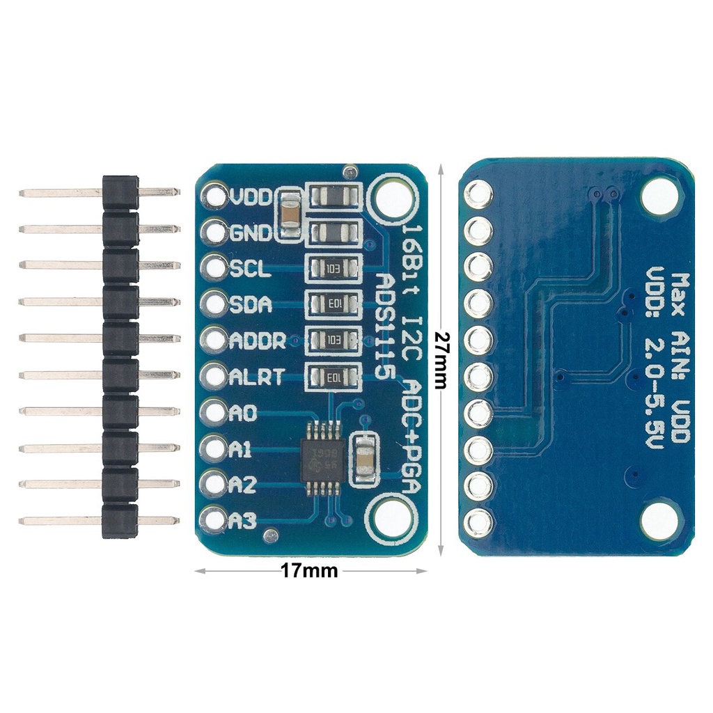 Bảng Mạch Phát Triển Ads1115 ADC ultra-compact 16 Chuyên Dụng Chất Lượng Cao