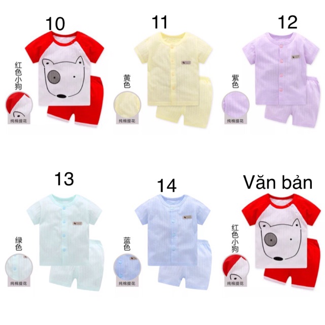 Bộ cotton giấy xuất nhật cho bé