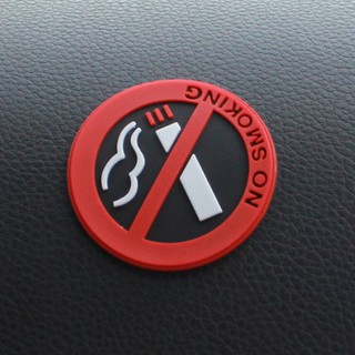 Logo No Smoking dán taplo xe hơi (RẺ VÔ ĐỊCH)