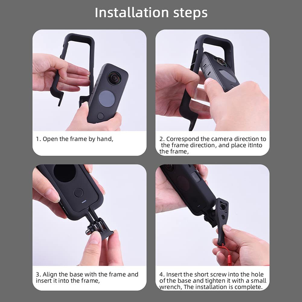 Khung Bảo Vệ camera Bằng abs Chống Rơi Cho insta360 one x2
