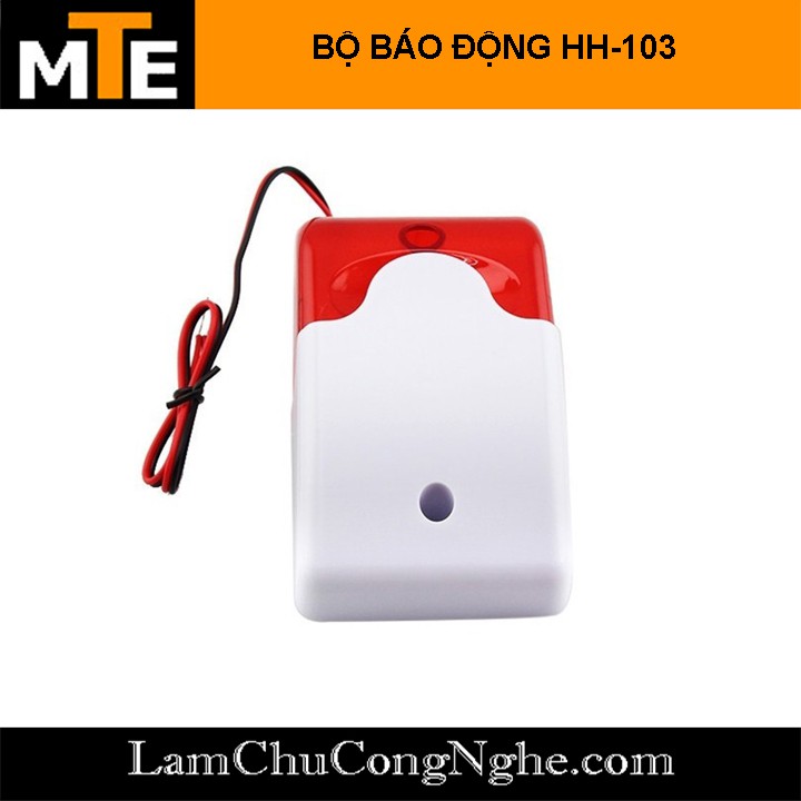 Còi báo động và nháy đèn 12V HH-103 siêu nhanh nhạy