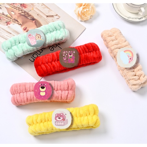 băng đô gấu dâu tây lotso thỏ stella cáo lina BĐI6 hoa cúc cute dễ thương hoạt hình thần tượng idol DF friends