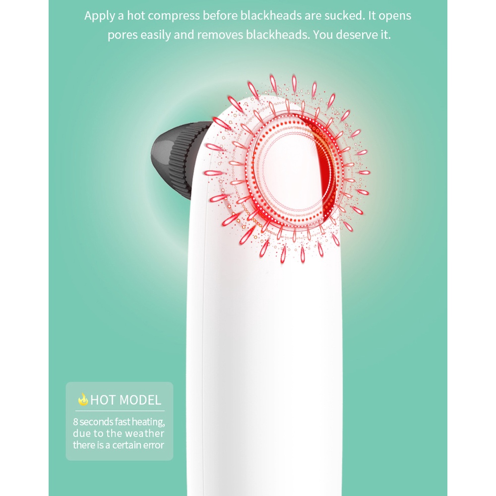Máy hút mụn đầu đen làm sạch sâu cho da tiện lợi