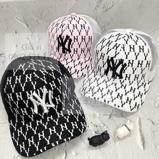 Nón kết Mũ lưỡi trai thêu NY phối lưới trắng thời trang cực chất