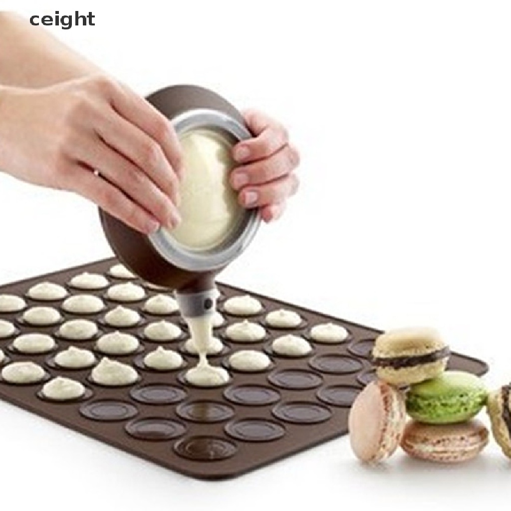 Thảm lót nướng bánh macaron bằng silicon hai mặt tiện dụng DIY