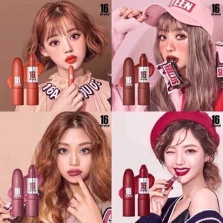 [Hot] Son Thỏi Lì 16Brand RU 16 Taste-Chu Edition L” M.A.C Phiên Bản Hàn”
