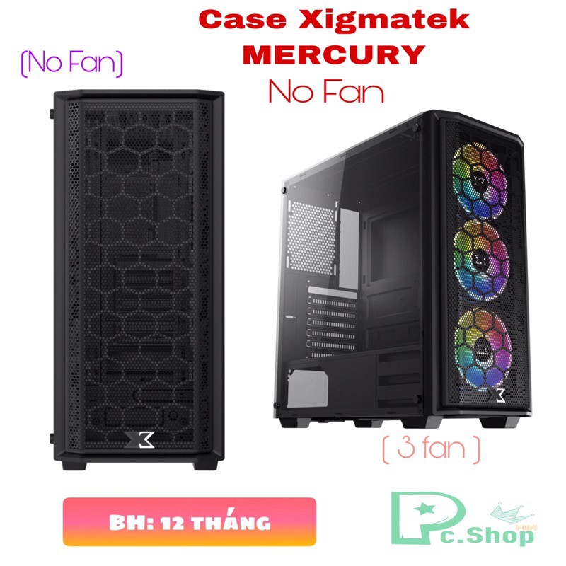 Vỏ case máy tính XIGMATEK MERCURY (EN43866) - NO FAN