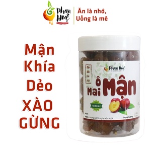 Mận Dẻo Xào Gừng Phan Huệ hộp 500g. Vị dẻo chua ngọt gừng. Ăn là Nhớ. Đặc Sản Hà Nội