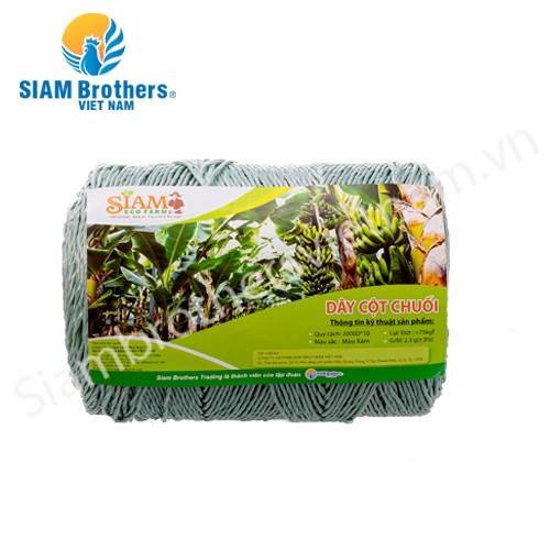 Dây cột chuối, dây buộc chuối thương thiệu Siam Brothers -  dài 434m