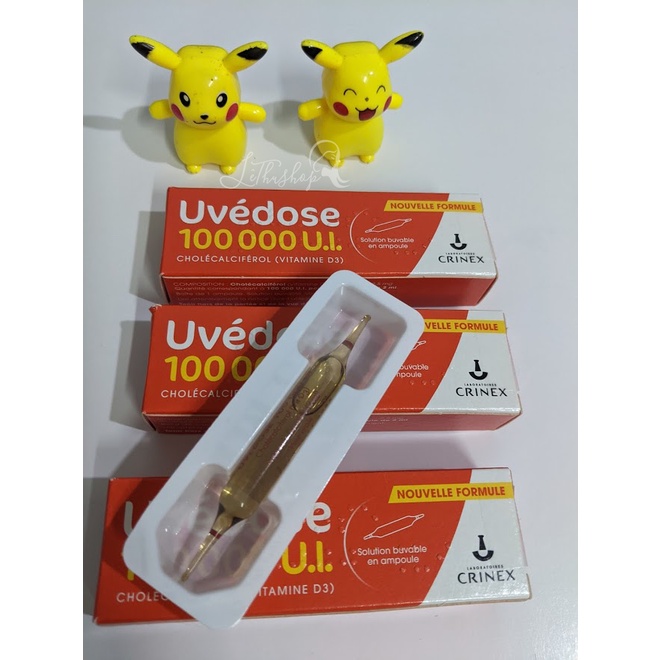 Vitamin D3 Uvedose 1 liều 100.000UI cho 3 tháng