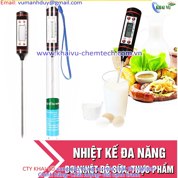 Nhiệt kế điện tử đa năng- đo nhiệt độ nước, sữa, thực phẩm TP101 {SIÊU SALE}