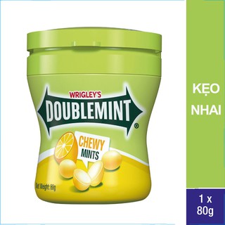 Kẹo nhai Doublemint hương chanh bạc hà 80g