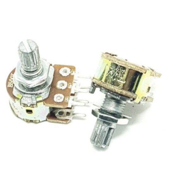 Combo 5 chiếc biến trở Volum Nấc - khía, triết áp Đôi  - linh kiện điện tử QUỲNH DIỄN