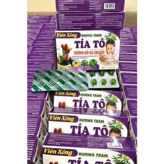 Viên xông NATURAL hương tràm tía tô bạc hà khuynh diệp ngãi cứu 2 vỉ/20viên