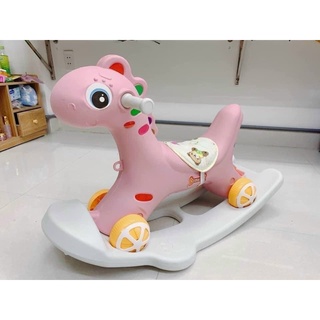 NGỰA BẬP BÊNH 2in1 CHO BÉ