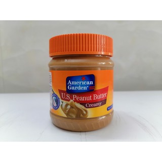 [Sale EXP 01/5/2022] [340g – NẮP CAM] BƠ ĐẬU PHỘNG MỊN [USA] AMERICAN GARDEN Peanut Butter Creamy (halal)