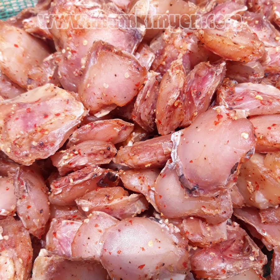 300gr Khô Má Cá Lóc Ướp Sẵn Gia Vị Vừa Ăn Thịt Nhiều Thơm Ngon Đặc Sản Châu Đốc