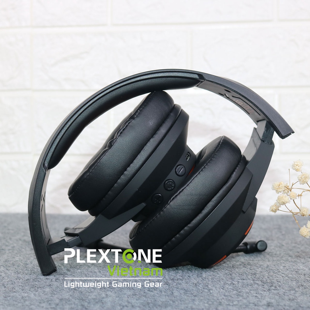 [Độc quyền] Tai nghe Gaming Không dây Chụp tai Plextone G5 Bluetooth 5.1 có Mic Đàm thoại nối dài Chống ồn