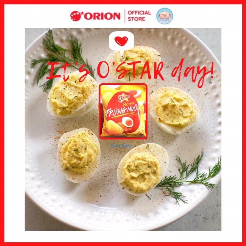 [Siêu phẩm] Bánh Snack Ostar PHÔ MAI TRỨNG MUỐI [Càng ăn càng ghiền] gói 32g và 56g