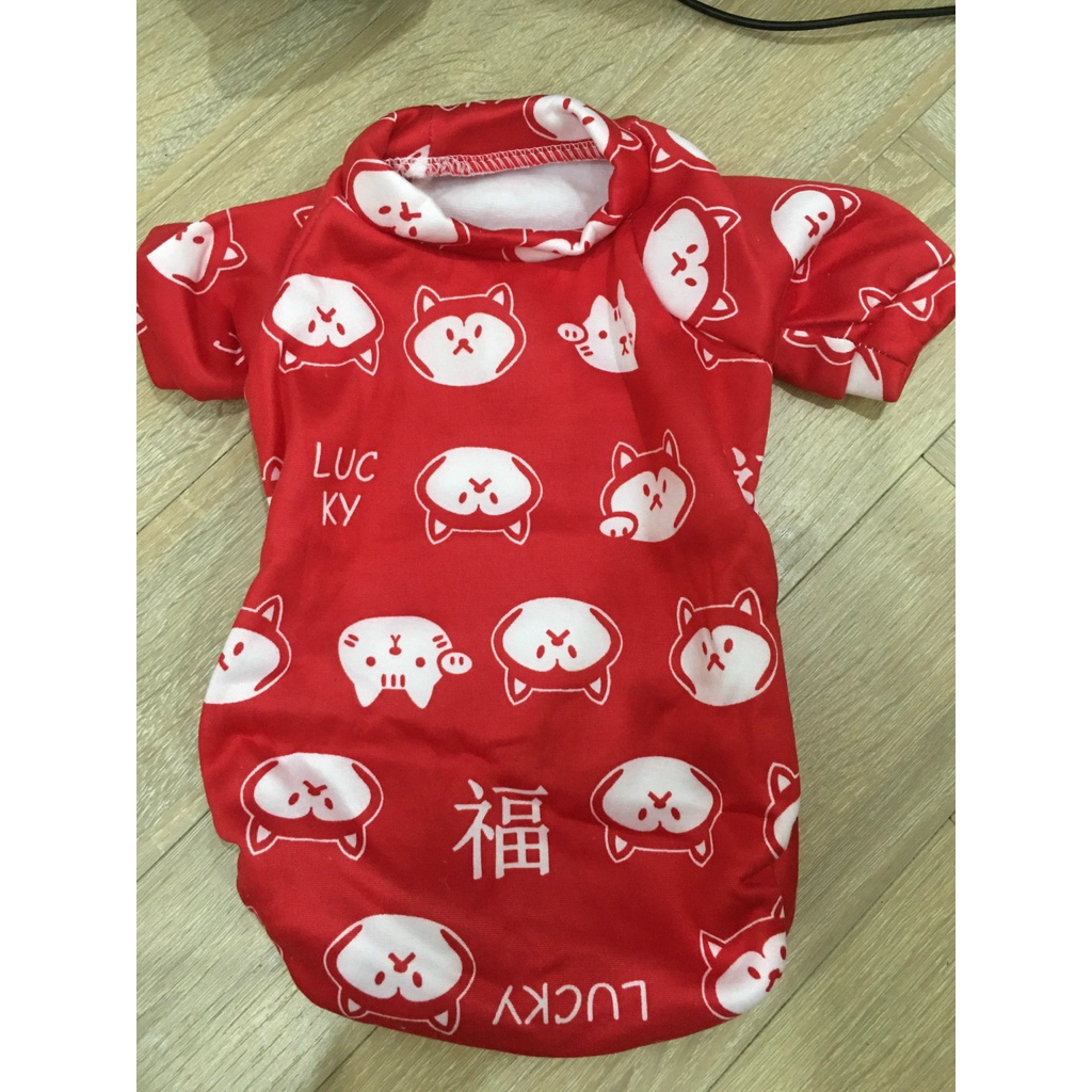 Áo chó mèo họa tiết hình thú siêu xinh