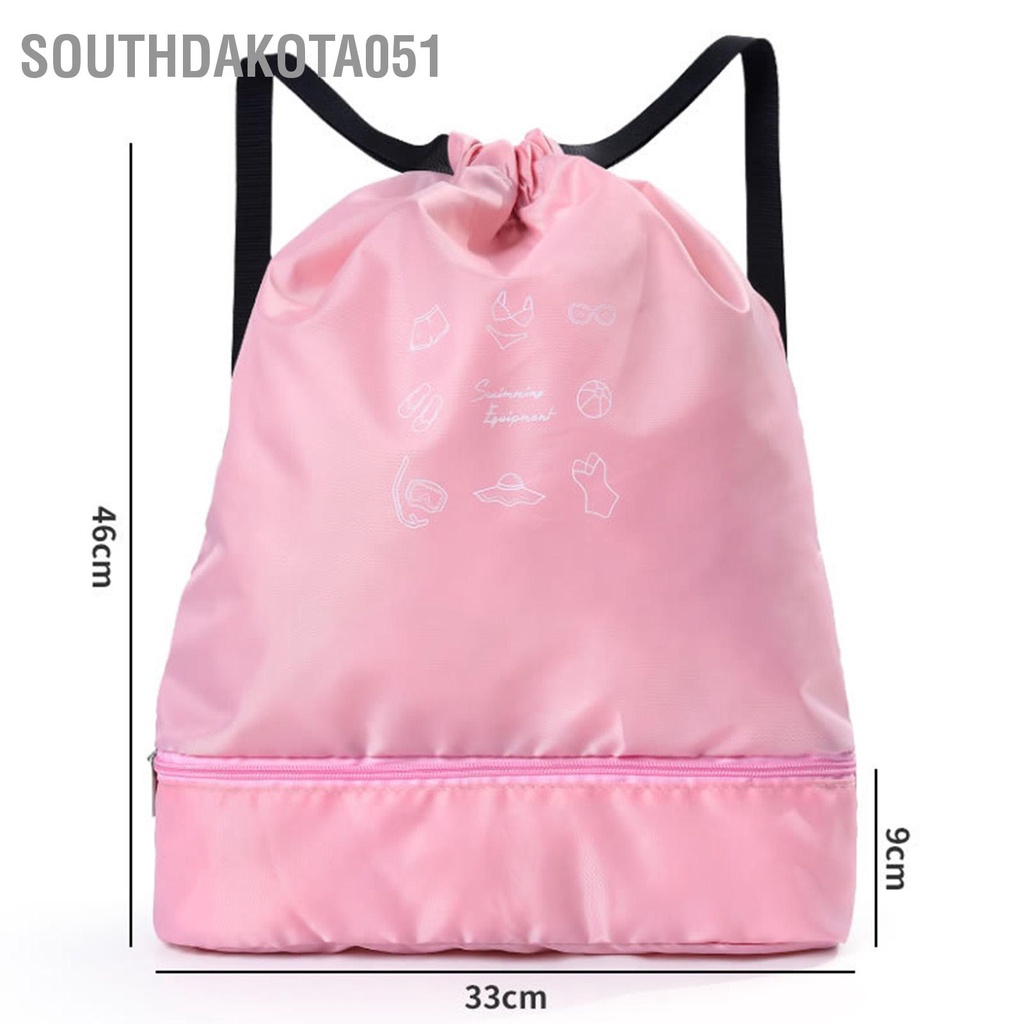 Southdakota051 Túi bảo quản áo tắm chống thấm nước ướt và khô Ba lô cho mọi lứa tuổi Thiết bị bơi