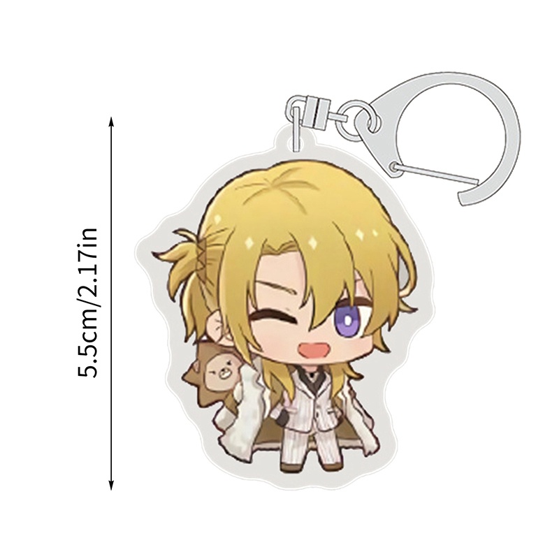 Móc Khóa Nhựa Acrylic In Hình Nijisanji Luxiem Mysta Rias