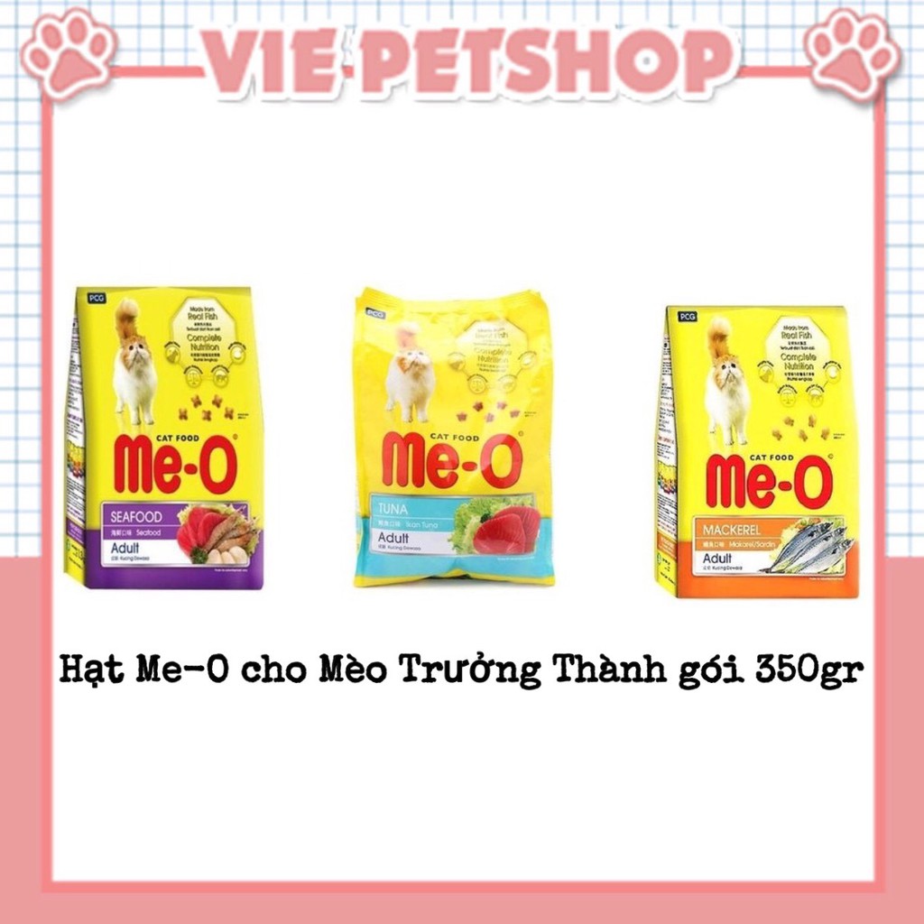 Thức Ăn Hạt Me-O Cho Mèo Trưởng Thành Gói 350Gr | Vie PETSHOP