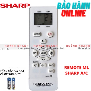 REMOTE ĐIỀU KHIỂN MÁY LẠNH SHARP A/C
