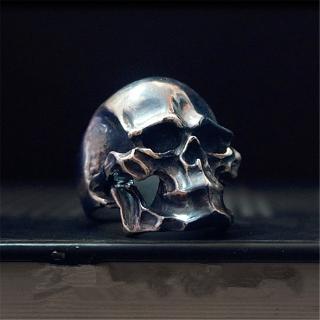 Nhẫn titan hình đầu lâu phong cách Gothic cổ điển size 7-14