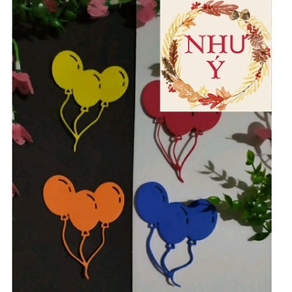 2 hình bóng bay trang trí mầm non 🌻shop mầm non như ý 🌻 - đồ dùng mầm non 🌻