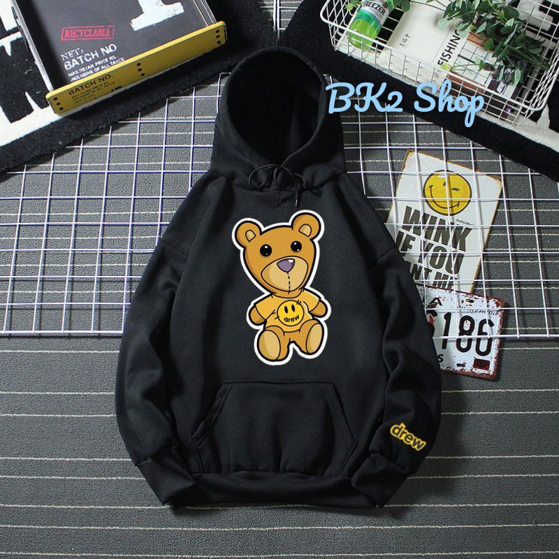 Áo hoodie drew GẤU Unisex nam nữ nỉ bông HOT TREND | BigBuy360 - bigbuy360.vn