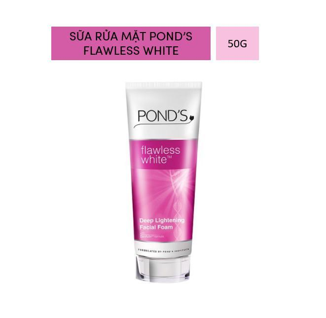 [HB GIFT] Sữa rửa mặt sáng da cao cấp Pond's  Flawless White TM- Trắng không tì vết 50g | BigBuy360 - bigbuy360.vn