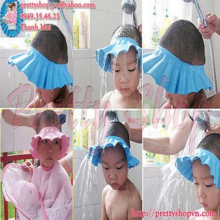 Mũ nón chắn nước và chắn tóc cho bé BE008
